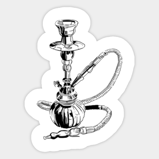 Shisha Smoker Gift Hookah Shisha Sticker TeePublic